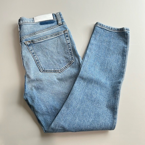 RE/DONE 90s Ankle Crop Jeans in Hazey Indigo Size 26 - Picture 4 of 13